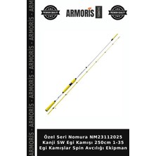 Armoris Özel Seri Nomura NM23112025 Kanji Sw Egi Kamışı 250CM 1-35 Egi Kamışlar Spin Avcılığı Ekipman
