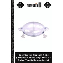 Armoris Özel Üretim Captain 4424 Şamandra Buldo 30GR Oval Su Dolan Top Kullanım Avcılık