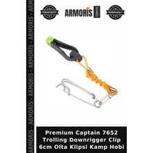 Armoris Premium Captain 7652 Trolling Downrigger Clip 6cm Olta Klipsi Kamp Hobi