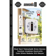 Armoris Özel Seri Teknolojik Ürün Günün Yardımı Uzaktan Kontrollü Cam Silme Robotu S13 Beyaz