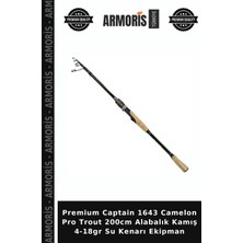 Armoris Premium Captain 1643 Camelon Pro Trout 200CM Alabalık Kamış 4-18GR Su Kenarı Ekipman