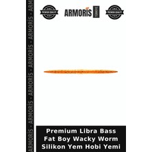 Armoris Premium Libra Bass Fat Boy Wacky Worm Silikon Yem Hobi Yemi