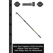 Armoris Özel Seri Captain 1510 Cavalier 420CM Tele Surf Kamış 150-250GR Atar Av Malzemesi