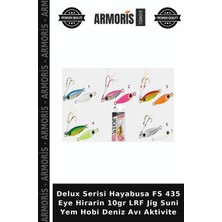 Armoris Delux Serisi Hayabusa Fs 435 Eye Hirarin 10GR Lrf Jig Suni Yem Hobi Deniz Avı Aktivite