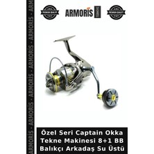 Armoris Özel Seri Captain Okka Tekne Makinesi 8+1 Bb Balıkçı Arkadaş Su Üstü