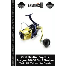 Armoris Özel Üretim Captain Dragon 10000 Surf Makine 7+1 Bb Takım Su Deniz