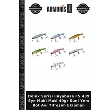 Armoris Delux Serisi Hayabusa Fs 439 Eye Maki Maki 40GR Suni Yem Bot Avı Titreşim Ekipman