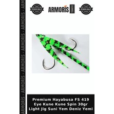 Armoris Premium Hayabusa Fs 419 Eye Kune Kune Spin 30GR Light Jig Suni Yem Deniz Yemi