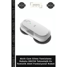 Akıllı Cam Silme Temizleme Robotu DDC56 Teknolojik Ev Temizlik Aleti Fonksiyonel Robot