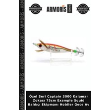 Armoris Özel Seri Captain 3000 Kalamar Zokası 75CM Example Squid Balıkçı Ekipmanı Hobiler Gece Av