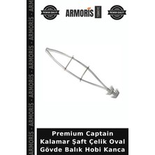 Armoris Premium Captain Kalamar Şaft Çelik Oval Gövde Balık Hobi Kanca
