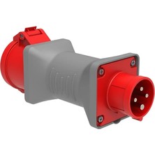 Bemis CEE Norm Dönüştürücü Adaptör 16A 4 Kutuplu Fiş - 32A 4 Kutuplu Priz IP44 (BCA-0306-1000)
