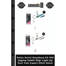 Armoris Delux Serisi Hayabusa Ex 450 Jigging Sabiki 60GR Light Jig Suni Yem Çapari Etkili Deniz
