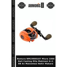 Armoris Nomura NM19900107 Miura 1000 Bait Casting Olta Makinesi 6+1 Bb Av Malzemesi Nehir Makara