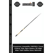 Armoris Premium Lineaeffe 2307021 Trout 210CM Tele Spin Kamış 10-30GR Atar Tatil Hafta Sonu Aktivite