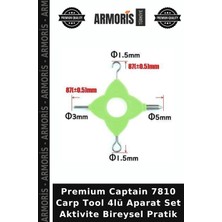 Armoris Premium Captain 7810 Carp Tool 4lü Aparat Set Aktivite Bireysel Pratik