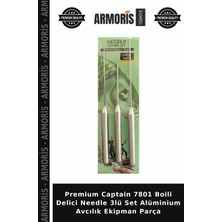 Armoris Premium Captain 7801 Boili Delici Needle 3lü Set Alüminium Avcılık Ekipman Parça