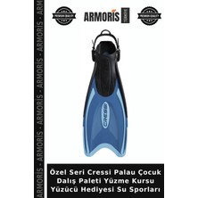 Armoris Özel Seri Cressi Palau Çocuk Dalış Paleti Yüzme Kursu Yüzücü Hediyesi Su Sporları