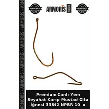 Armoris Premium Canlı Yem Seyahat Kamp Mustad Olta Iğnesi 33862 Npbr 10 Lu