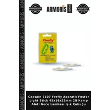 Armoris Captain 7107 Frefly Aparatlı Fosfor Light Stick 45X16X22MM 2li Kamp Aleti Gece Lambası Işık Çubuğu