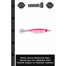 Armoris Delux Serisi Balıkçılık Spin Takımı Kıyı Avı Albastar Sert Plastik Sübye ve Kalamar Sahtesi
