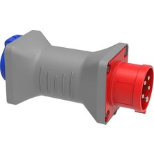 Bemis CEE Norm Dönüştürücü Adaptör 16A 5 Kutuplu Fiş - 16A Priz IP44 (BCA-0401-1000)
