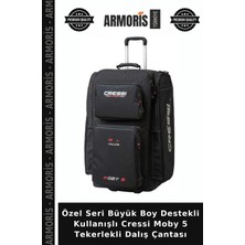 Armoris Özel Seri Büyük Boy Destekli Kullanışlı Cressi Moby 5 Tekerlekli Dalış Çantası