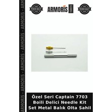 Armoris Özel Seri Captain 7703 Boili Delici Needle Kit Set Metal Balık Olta Sahil