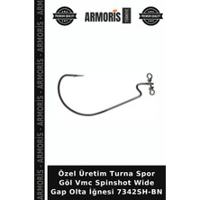 Armoris Özel Üretim Turna Spor Göl Vmc Spinshot Wide Gap Olta Iğnesi 7342SH-BN