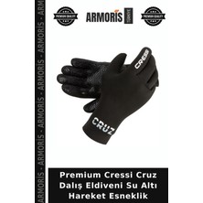 Armoris Premium Cressi Cruz Dalış Eldiveni Su Altı Hareket Esneklik