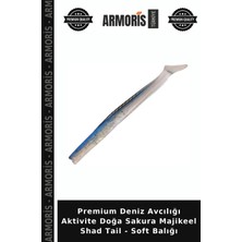 Armoris Premium Deniz Avcılığı Aktivite Doğa Sakura Majikeel Shad Tail - Soft Balığı