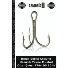 Armoris Delux Serisi Aktivite Hazırlık Tekne Mustad Olta Iğnesi 7794 Ds 10 Lu