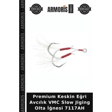 Armoris Premium Keskin Eğri Avcılık Vmc Slow Jiging Olta Iğnesi 7117AH