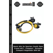 Armoris Deniz Altı Su Sporları Sualtı Spor Cressi Ac2 - Compact - Octopus Compact Regülatör Dın Set
