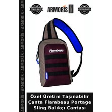 Armoris Özel Üretim Taşınabilir Çanta Flambeau Portage Sling Balıkçı Çantası