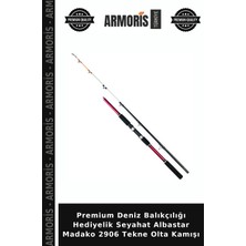 Armoris Premium Deniz Balıkçılığı Hediyelik Seyahat Albastar Madako 2906 Tekne Olta Kamışı