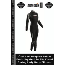 Armoris Özel Seri Neopren Tulum Deniz Kıyafeti Su Altı Cressi Spring Lady Dalış Elbisesi