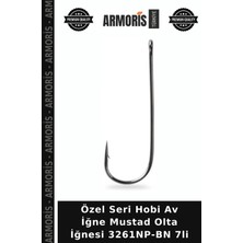 Armoris Özel Seri Hobi Av Iğne Mustad Olta Iğnesi 3261NP-BN 7li