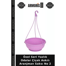 Armoris Özel Seri Yazlık Odalar Çiçek Askılı Aranjman Saksı No 2