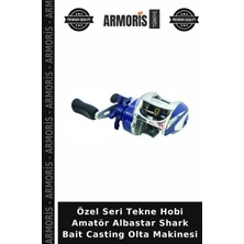 Armoris Özel Seri Tekne Hobi Amatör Albastar Shark Bait Casting Olta Makinesi