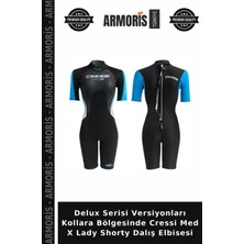 Armoris Delux Serisi Versiyonları Kollara Bölgesinde Cressi Med x Lady Shorty Dalış Elbisesi