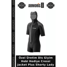 Armoris Özel Üretim Dis Giyim Hobi Hediye Cressi Jacket Plus Shorty Lady