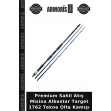 Armoris Premium Sahil Atış Misina Albastar Target 1762 Tekne Olta Kamışı