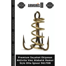 Armoris Premium Seyahat Ekipman Aktivite Vmc Alabalık Hamur Üçlü Olta Iğnesi 9617DB