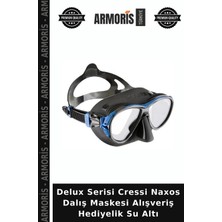 Armoris Delux Serisi Cressi Naxos Dalış Maskesi Alışveriş Hediyelik Su Altı