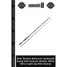 Armoris Özel Üretim Balıkçılık Hediyelik Kamp Kali Kunnan Mythic MK21 Ultra Light Jig Olta Kamışı