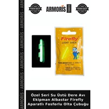 Armoris Özel Seri Su Üstü Dere Avı Ekipman Albastar Firefly Aparatlı Fosforlu Olta Çubuğu