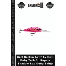 Armoris Özel Üretim Aktif Av Hızlı Dalış Tatlı Su Rapala Shadow Rap Deep Balığı