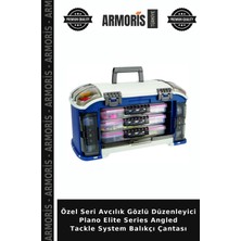 Armoris Özel Seri Avcılık Gözlü Düzenleyici Plano Elite Series Angled Tackle System Balıkçı Çantası