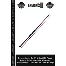 Armoris Delux Serisi Su Ürünleri Iki Parça Kamış Deniz Avcılığı Albastar Adventador 1761 Tekne Olta Kamışı